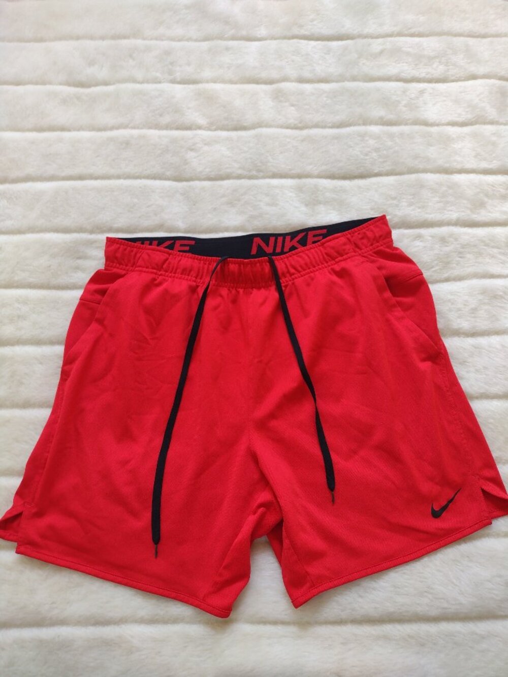 Nike Men's Shorts Red Dri-Fit Large